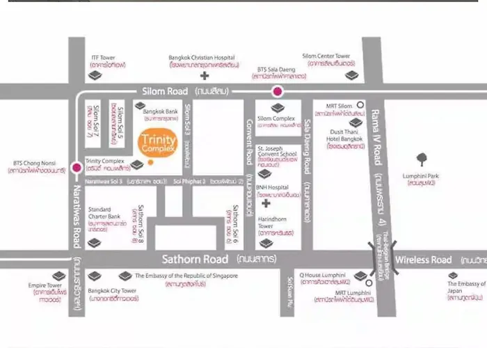 Lejlighed Trinity Classic 3br Location Bangkok